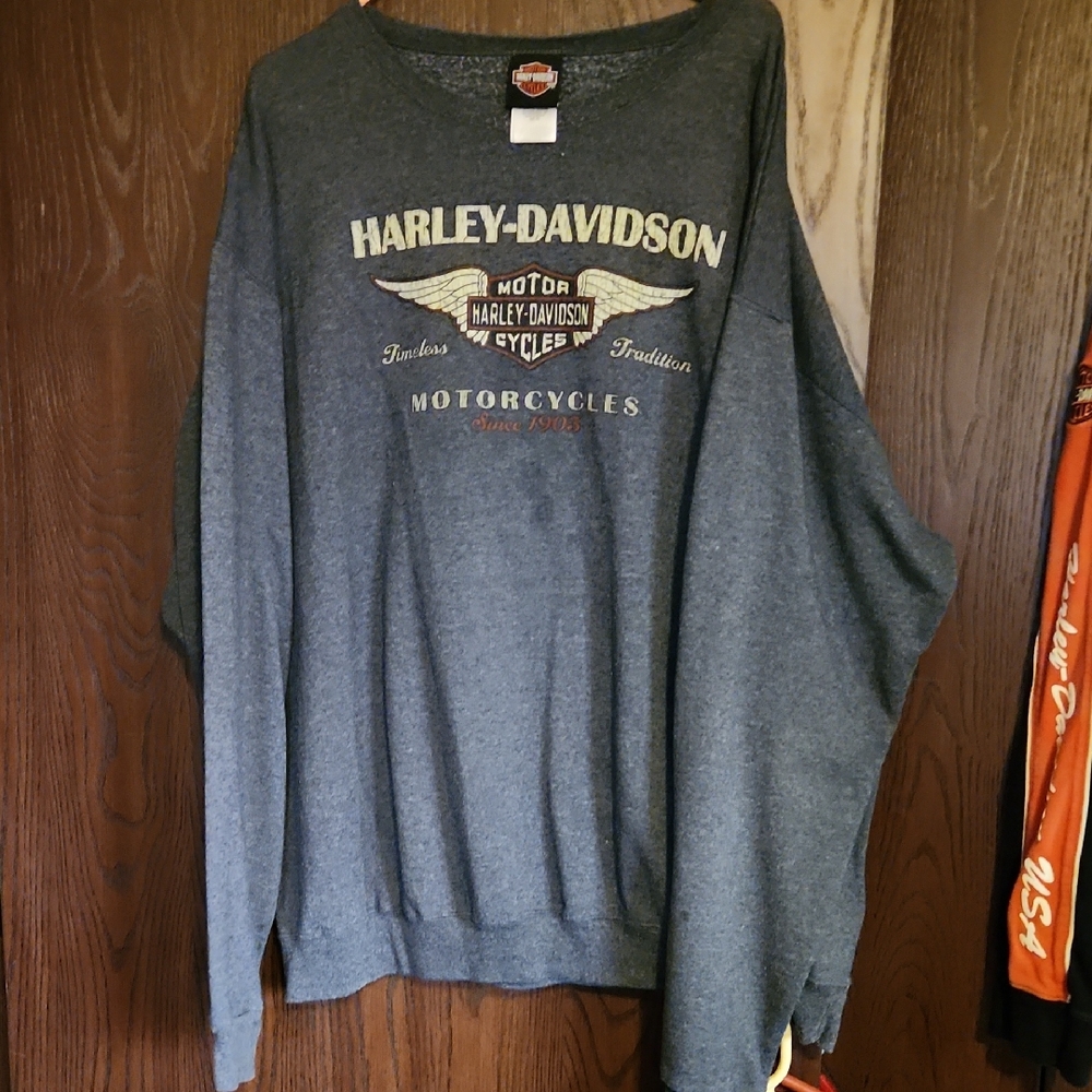 Harley-Davidson Charcoal Sweatshirt with Logo